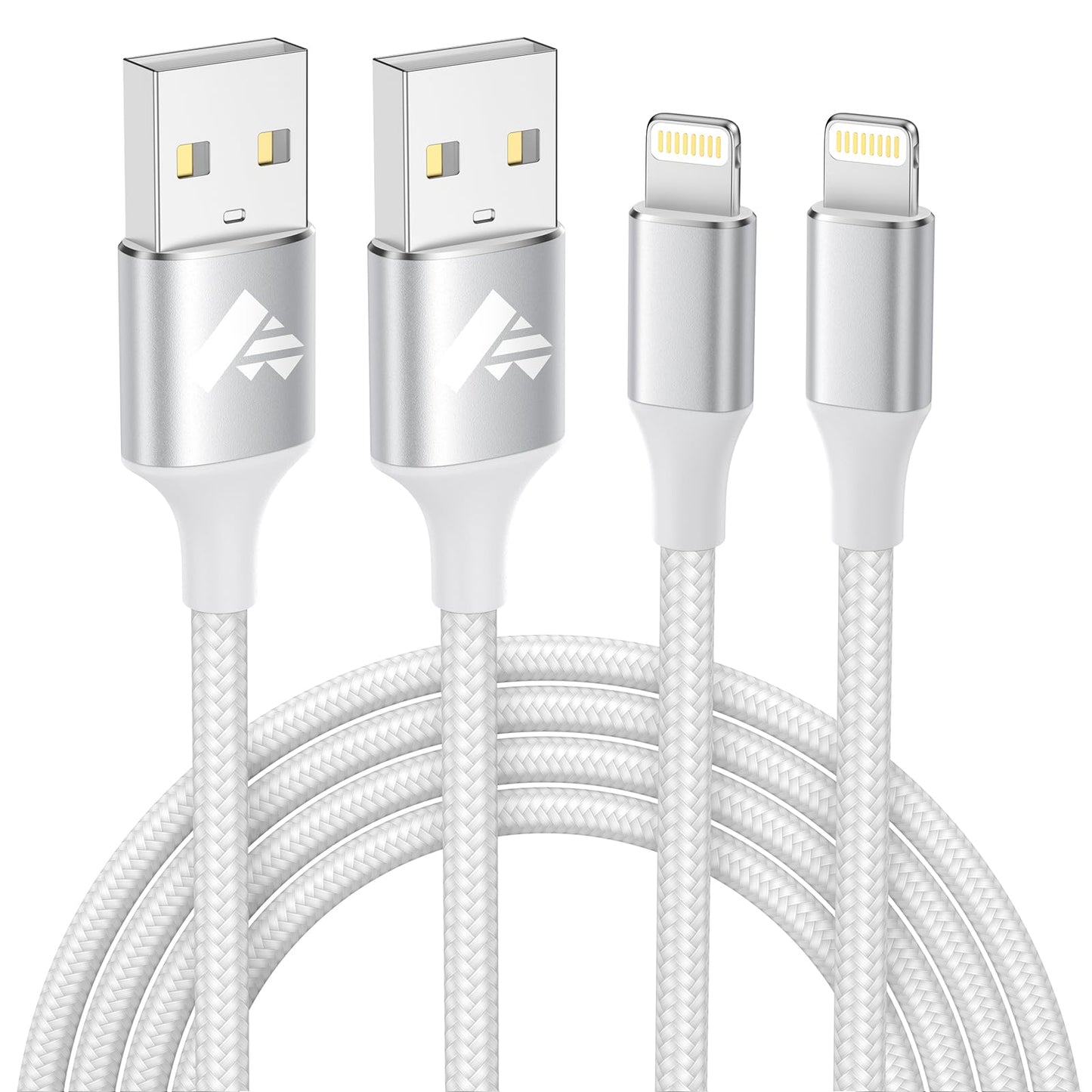 iPhone Charger Cable 2M, MFi Certified Lightning Cable Fast Charging iPhone Charger Nylon USB iphone Charging Cable Lead for iPhone 14 13 12 11 Pro Max XS XR X 8 7 6 Plus 5 SE,iPad