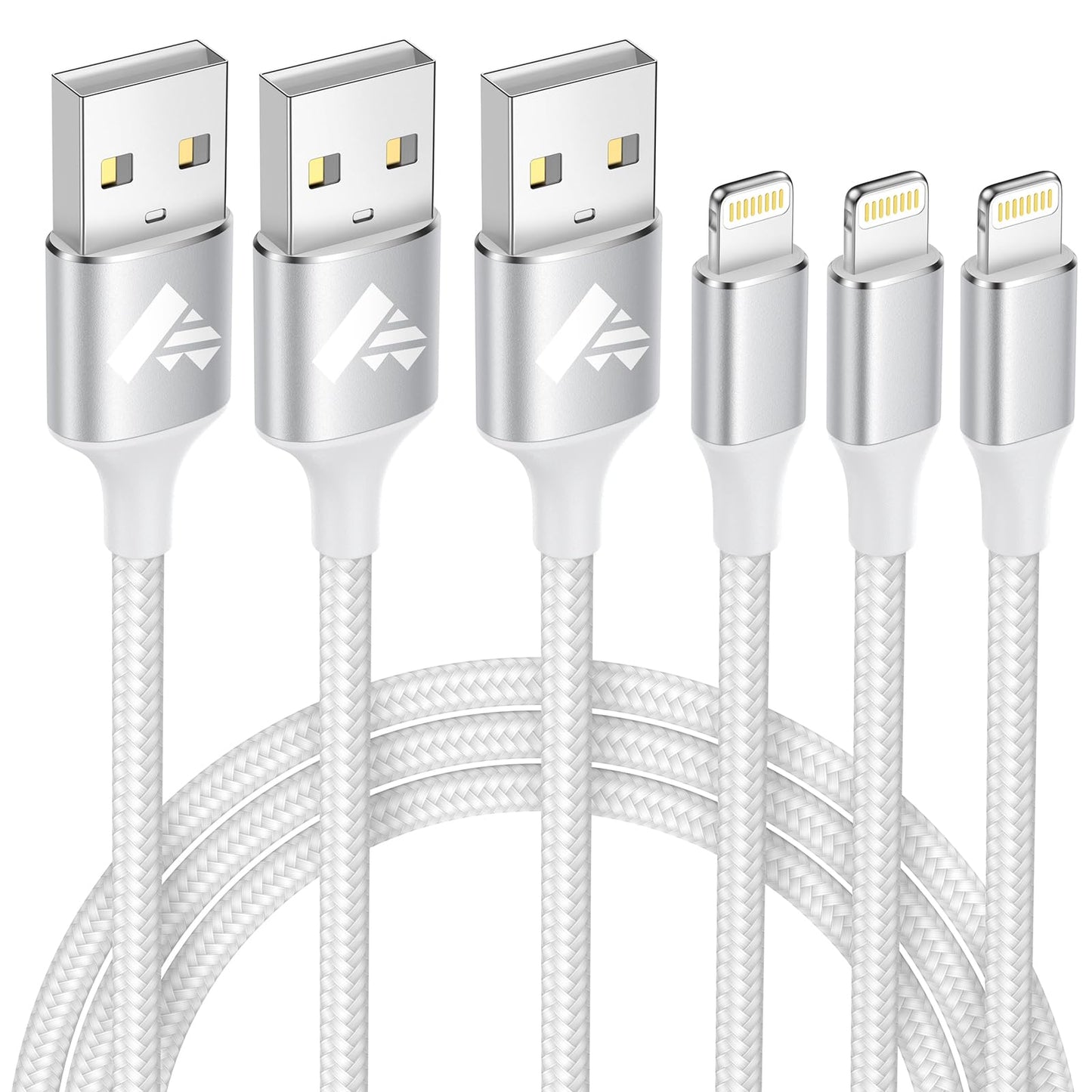 iPhone Charger Cable 2M, MFi Certified Lightning Cable Fast Charging iPhone Charger Nylon USB iphone Charging Cable Lead for iPhone 14 13 12 11 Pro Max XS XR X 8 7 6 Plus 5 SE,iPad