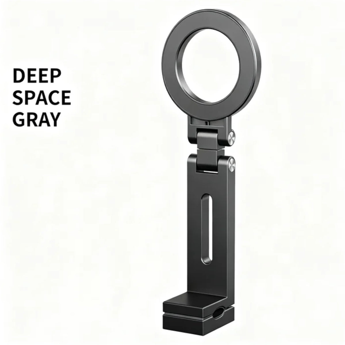 Magnetic Phone Stand For Travel, 360 Rotatable Foldable Desk Holder With N52 Strong Magnets, Portable Magsafe Compatible Mount For Airplane Train Car And Home Office